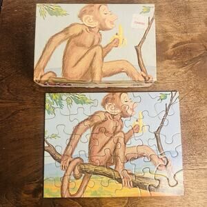 vintage tuco monkey puzzle artist‎ k chin 80s 7x5.25inch